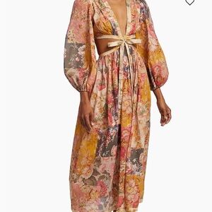 Zimmermann Patti Floral Patchwork Maxi Dress (size 1)